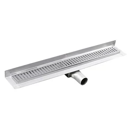 SAPHO GELCO MANUS INOX padlóösszefolyó ONDA rosttal, fal éléhez, 950x112x55mm (GMO25)