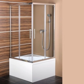 SAPHO POLYSAN CARMEN zuhanykabin, tolóajtóval, 900x900x1650mm, transzparent üveg (MD5116)