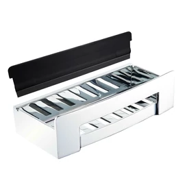 SAPHO BEMETA CYTRO Szappantartó vízlehúzó szilikon betéttel, 223x65x105mm, polírozott (102208292)