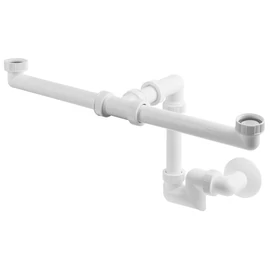 SAPHO BRUCKNER dupla mosdószifon, 1"1/4, 40mm, (151.132.0)