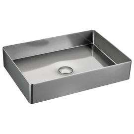 SAPHO AURUM mosdó klik-klak lefolyóval, 50x35,2cm, szálcsiszolt INOX (AU403) SAPHO AURUM mosdó klik-klak lefolyóval, 50x35,2cm, szálcsiszolt INOX (AU403)
