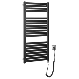 SAPHO AQUALINE TONDI-E elektromos fürdőszobai radiátor, 450x970 mm, 300W, matt fekete (DE456T) SAPHO AQUALINE TONDI-E elektromos fürdőszobai radiátor, 450x970 mm, 300W, matt fekete (DE456T)