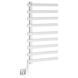 SAPHO ELCOR elektromos törölközőszárító radiátor, 480x920x50mm, 128W, matt fehér (EB450)