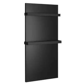 SAPHO ENIS fürdőszobai radiátor, 2db törölközőtartóval, 600W, IP44, 590x1200mm, matt fekete (RH600B-2) SAPHO ENIS fürdőszobai radiátor, 2db törölközőtartóval, 600W, IP44, 590x1200mm, matt fekete (RH600B-2)