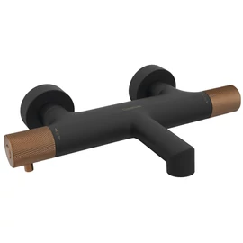 SAPHO SOLARIS termosztátos kádtöltő csaptelep, matt fekete/rózsaarany (WD010PG) SAPHO SOLARIS termosztátos kádtöltő csaptelep, matt fekete/rózsaarany (WD010PG)