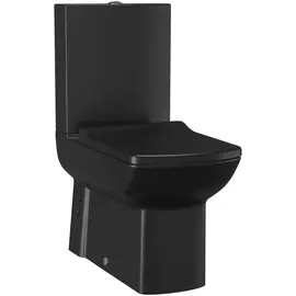 SAPHO LARA SLIM WC ülőke, Soft Close, matt fekete (KC1603.01)