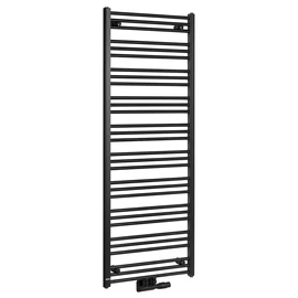 Sapho BRUCKNER ALBRECHT radiátor, középső bekötéssel, 600x1570mm, matt fekete (600.118.6)