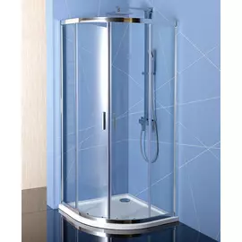 SAPHO POLYSAN EASY LINE íves zuhanykabin, 800x800mm, transzparent üveg (EL2515)