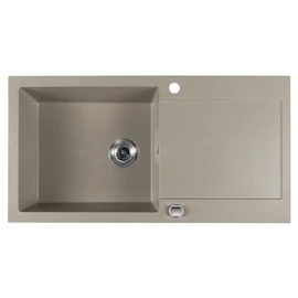 SAPHO Gránit mosogató, egymedencés, 97x50cm, beige (GR1612) SAPHO Gránit mosogató, egymedencés, 97x50cm, beige (GR1612)