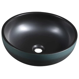 SAPHO PRIORI kerámiamosdó, átm:41cm, fekete/zöld (PI039) SAPHO PRIORI kerámiamosdó, átm:41cm, fekete/zöld (PI039)