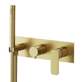 Sapho SPY falbasüllyesztett csaptelep, 2-irányú, zuhanyszettel, matt arany (PY52/19) Sapho SPY falbasüllyesztett csaptelep, 2-irányú, zuhanyszettel, matt arany (PY52/19)