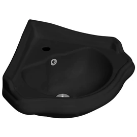 SAPHO KERASAN RETRO sarok kerámiamosdó, 57,5x58cm, matt fekete (103231)