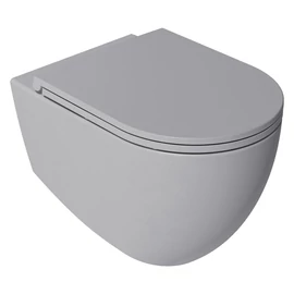 SAPHO ISVEA INFINITY RIMLESS fali WC, 36,5x53cm, szürke kő (10NF02001-2V)