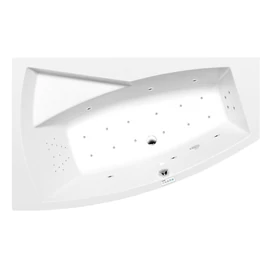 SAPHO POLYSAN EVIA aszimmetrikus kád, balos, 160x100x47cm, Highline Hydro-Air, króm (11611.6010) SAPHO POLYSAN EVIA aszimmetrikus kád, balos, 160x100x47cm, Highline Hydro-Air, króm (11611.6010)