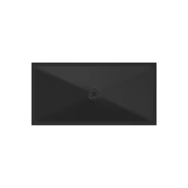 SAPHO GSI EXTRA FLAT zuhanytálca, ExtraGlaze, 140x70x2cm, matt fekete (46140726)