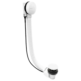 SAPHO POLYSAN kád le- és túlfolyó, bovdenes, 1200mm, átm.:72mm, fehér (71856.10)