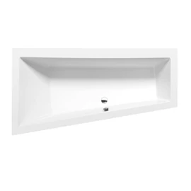 SAPHO POLYSAN ANDRA L aszimmetrikus kád, 180x90x45cm, matt fehér (72872.11)