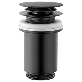 SAPHO OMP TEA klik-klak mosdólefolyó, mag: max 80mm, matt fekete (7533.370.5X)