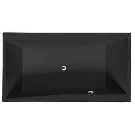 SAPHO POLYSAN QUEST egyenes kád, 180x100x49cm, matt fekete (78511.21)