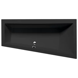 SAPHO POLYSAN ANDRA R aszimmetrikus kád, jobbos 160x90x45cm, matt fekete (81541.21)