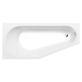 SAPHO POLYSAN TIGRA L aszimmetrikus kád, 170x80x46cm, matt fehér (90111.11)