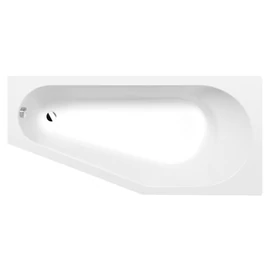 SAPHO POLYSAN TIGRA R aszimmetrikus kád, 170x80x46cm, matt fehér (90611.11)