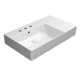 SAPHO GSI KUBE X kerámiamosdó, ExtraGlaze, pakoló felülettel, 3 furattal, 100x47cm (9456311) SAPHO GSI KUBE X kerámiamosdó, ExtraGlaze, pakoló felülettel, 3 furattal, 100x47cm (9456311)