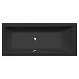 SAPHO POLYSAN CLEO kád, 180x80x48cm, matt fekete (95611.21)