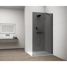 SAPHO ESCA BLACK MATT Walk-in zuhanyfal, falra szerelhető, füst üveg, 1100mm (ES1211-02) SAPHO ESCA BLACK MATT Walk-in zuhanyfal, falra szerelhető, füst üveg, 1100mm (ES1211-02)