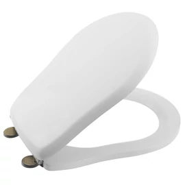 SAPHO RETRO Soft Close WC-ülőke, polyester, fehér/bronz (108601)