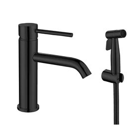 SAPHO RHAPSODY mosdócsaptelep, bidé zuhannnyal, gégecsővel, vízbekötés nélkül, matt fekete (1209-09B helyett) (1209-08B) SAPHO RHAPSODY mosdócsaptelep, bidé zuhannnyal, gégecsővel, vízbekötés nélkül, matt fekete (1209-09B helyett) (1209-08B)