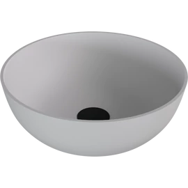SAPHO BANERA ROUND öntöttmárvány mosdó, átm:39cm, matt fehér (14337MAT)