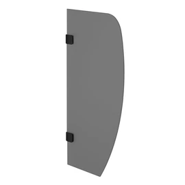 SAPHO Piszoár válaszfal, 40x80 cm, matt fekete üveg (2502-06) SAPHO Piszoár válaszfal, 40x80 cm, matt fekete üveg (2502-06)