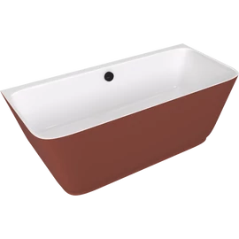 SAPHO POLYSAN SKYLLA öntöttmárvány kád, 169x75x60cm, fehér/matt barna (72430.72)