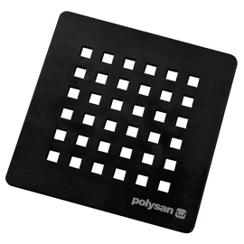 SAPHO POLYSAN FLEXIA szögletes szifontakaró, fekete (73247)