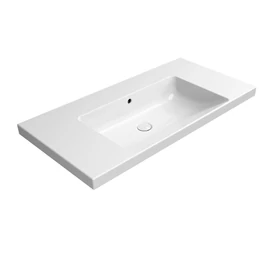 SAPHO GSI NORM kerámiamosdó, 100x50cm, furat nélkül, ExtraGlaze, fehér (8633011)