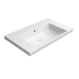 SAPHO GSI NORM kerámiamosdó, 80x50cm, furat nélkül, ExtraGlaze, fehér (8634011)