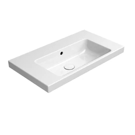 SAPHO GSI NORM kerámiamosdó, 70x40cm, furat nélkül, ExtraGlaze, fehér (8637011)