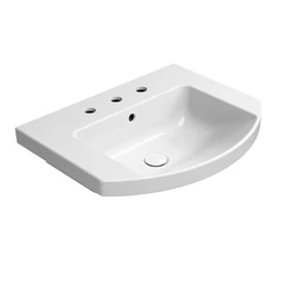 SAPHO GSI NORM kerámiamosdó, 60x49cm, 3 furattal, ExtraGlaze, fehér (8645311)