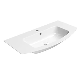 SAPHO GSI PURA SLIM kerámiamosdó, 102x52cm, csiszolt alsó élekkel, ExtraGlaze (88259111)