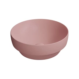SAPHO GSI PURA kerámiamosdó, pultra helyezhető, átm:40cm, matt rózsaszín (884624)