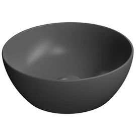 SAPHO GSI PURA kerámiamosdó, pultra helyezhető, átm:32cm, matt fekete (885426) SAPHO GSI PURA kerámiamosdó, pultra helyezhető, átm:32cm, matt fekete (885426)