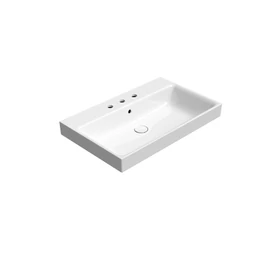 SAPHO GSI NUBES kerámiamosdó, 80x50cm, 3 furattal, ExtraGlaze (9622311)