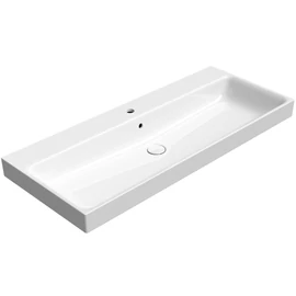 SAPHO GSI NUBES kerámiamosdó, 120x50cm, csiszolt alsó élekkel, fehér ExtraGlaze (96249111)