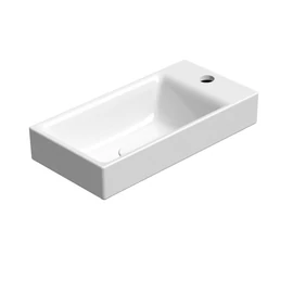 SAPHO GSI NUBES kerámiamosdó, 50x25cm, jobbos/balos, ExtraGlaze (9637111)