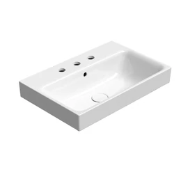 SAPHO GSI NUBES kerámiamosdó, 60x40cm, 3 furattal, ExtraGlaze (9683311)