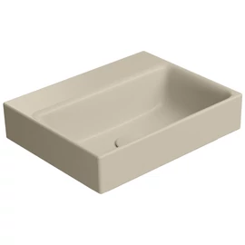 SAPHO GSI NUBES kerámiamosdó, 40x32cm, furat nélkül, matt kréta (9684008)