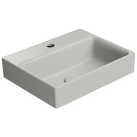 SAPHO GSI NUBES kerámiamosdó, 40x32cm, retifikált, matt cement (96849117)