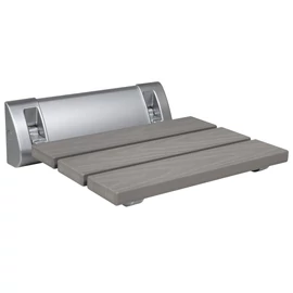 SAPHO AQUALINE felhajtható zuhanyülőke, 32x23cm, max:160kg, szürke (AE236GR)