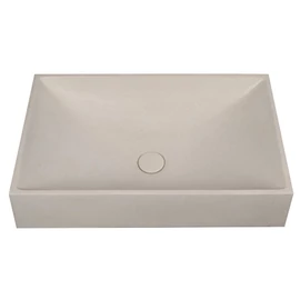 SAPHO TARANT betonmosdó, 58x36cm, fehér homokkő (AR472)